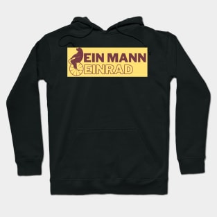 Bär - Ein Mann Einrad Artist Zirkus Motiv Hoodie